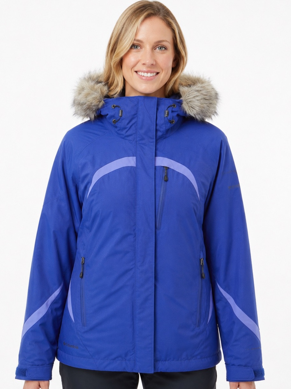 Columbia Titanium Omni-Tech 3-in-1 Ski Jacket Gorpcore Cobalt Blue Women’s M